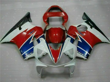 Carenagem Moto Honda CBR600 F4i 2001-2003 - Branco Vermelho Azul Preto