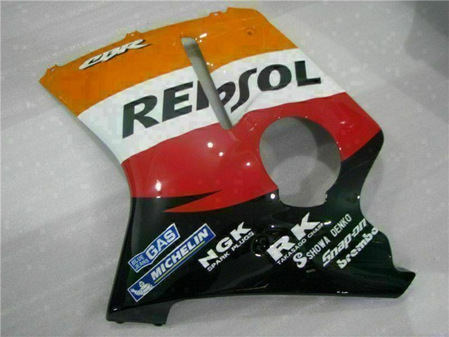 Carenagem Moto Honda CBR1100XX Blackbird 1996-2007 - Laranja Branco Vermelho Preto Brilhante Repsol