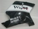 Carenagens Moto Honda CBR1100XX Blackbird 1996-2007 - Preto Brilhante Branco West