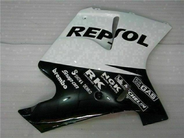 Carenagens Moto Honda CBR1100XX Blackbird 1996-2007 - Branco Preto Brilhante Repsol