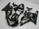 Carenagens Moto Suzuki GSXR 600/750 2001-2003 - Preto Brilhante Prata Chama
