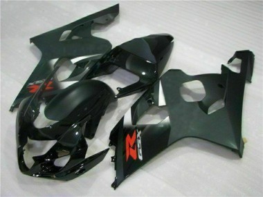 Carenagens Moto Suzuki GSXR 600/750 2004-2005 - Preto Brilhante Preto Fosco Vermelho Decal