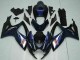 Carenagens Moto Suzuki GSXR 600/750 2006-2007 - Preto Brilhante Azul