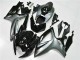 Carenagens Moto Suzuki GSXR 600/750 2006-2007 - Prata Preto Brilhante