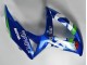 Carenagens Moto Suzuki GSXR 600/750 2008-2010 - Azul Branco Verde Preto
