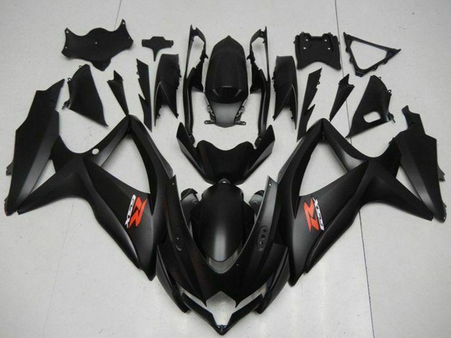 Carenagens Moto Suzuki GSXR 600/750 2008-2010 - Preto Fosco Vermelho