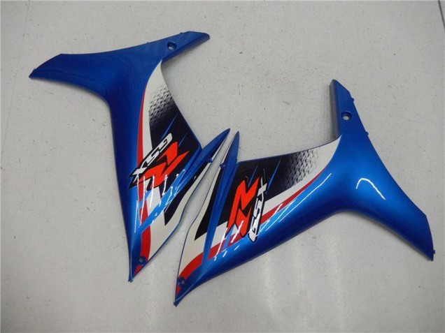 Carenagem Moto Suzuki GSXR 600/750 2011-2024 - Branco Azul Preto Vermelho