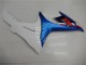 Carenagem Moto Suzuki GSXR 600/750 2011-2024 - Branco Azul Preto Vermelho