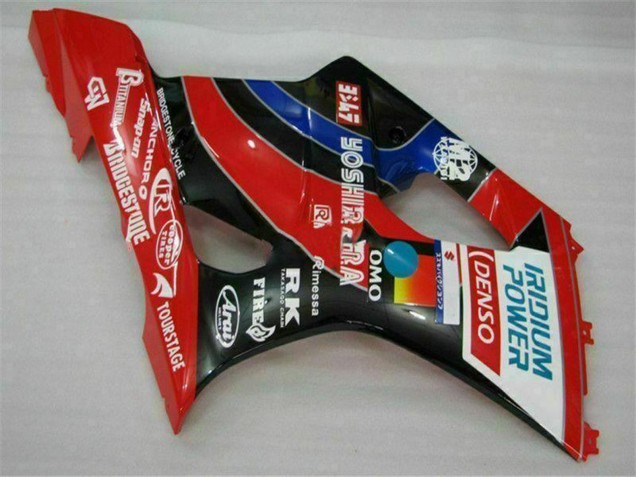 Carenagens Moto Suzuki GSXR 1000 2003-2004 - Vermelho Preto Azul Yoshimura