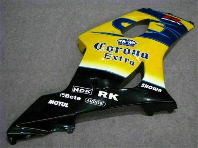 Carenagens Moto Suzuki GSXR 1000 2003-2004 - Amarelo Azul Branco Vermelho Corona Motul