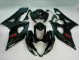 Carenagem Moto Suzuki GSXR 1000 2005-2006 - Preto Brilhante Preto Fosco Vermelho