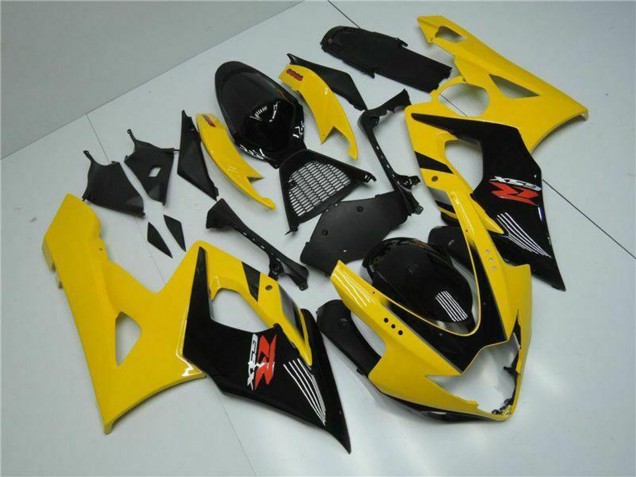 Carenagens Moto Suzuki GSXR 1000 2005-2006 - Amarelo Preto Brilhante Vermelho
