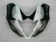 Carenagens Moto Suzuki GSXR 1000 2005-2006 - Branco Preto Brilhante
