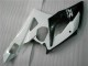 Carenagens Moto Suzuki GSXR 1000 2005-2006 - Branco Preto Brilhante