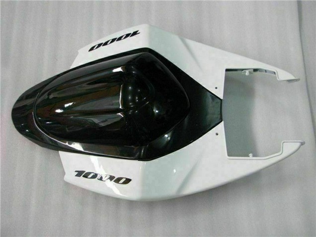 Carenagens Moto Suzuki GSXR 1000 2005-2006 - Branco Preto Brilhante