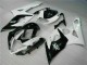 Carenagens Moto Suzuki GSXR 1000 2005-2006 - Branco Preto Brilhante