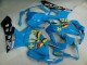 Carenagens Moto Suzuki GSXR 1000 2005-2006 - Azul Ouro Preto Rizla