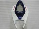 Kits Carenagem Moto Suzuki GSXR 1000 2005-2006 - Branco Azul Preto Brilhante
