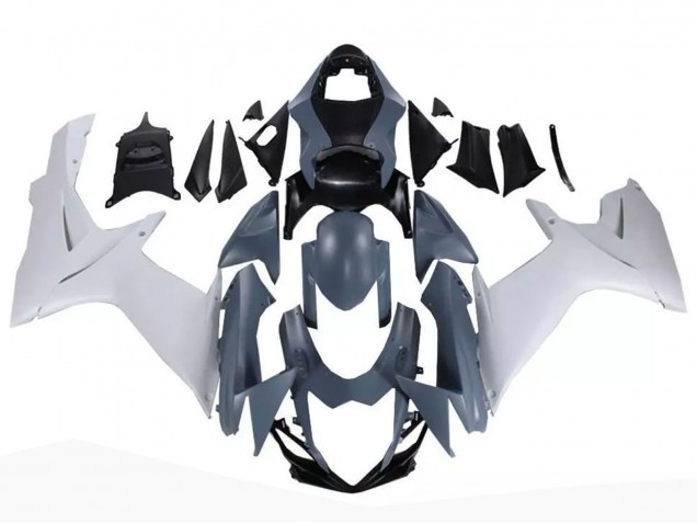 Carenagens Moto Suzuki GSXR 600 / GSXR 750 2011-2024 - Nardo Cinzento Branco