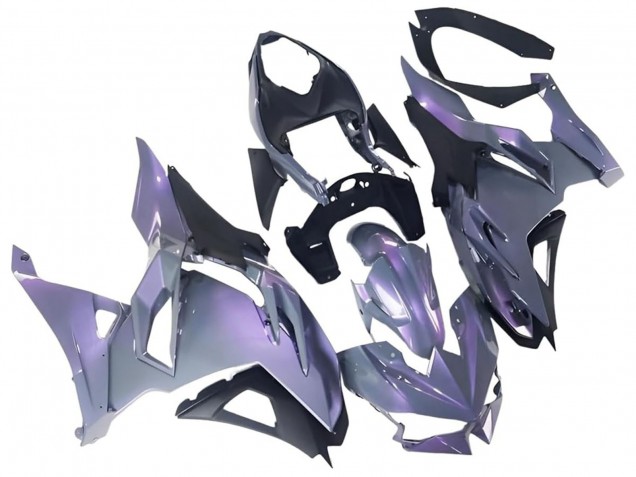 Carenagens Moto Kawasaki Ninja 500 EX500R 2024-2025 - Camaleão Cinzento Dazz Roxo Pérola