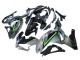 Carenagens Moto Kawasaki Ninja 500 EX500R 2024-2026 - Cinzento Verde Preto