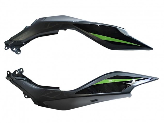 Carenagens Moto Kawasaki Ninja 500 EX500R 2024-2026 - Cinzento Verde Preto