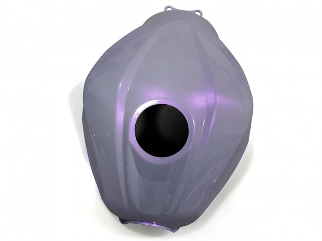 Carenagens Moto Kawasaki EX300 2013-2024 - Camaleão Cinzento Dazz Roxo Pérola
