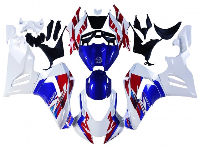 Carenagens Moto Honda CBR1000RR-R 2020-2023 - Branco Vermelho Azul
