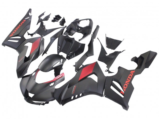 Carenagens Moto Honda CBR1000RR-R 2020-2023 - Preto Fosco Vermelho