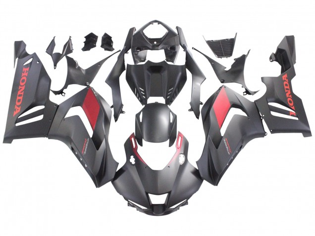 Carenagens Moto Honda CBR1000RR-R 2020-2023 - Preto Fosco Vermelho