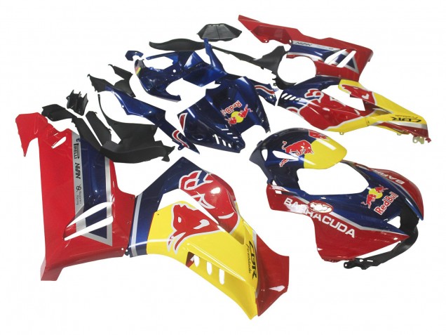 Carenagens Moto Honda CBR1000RR-R 2020-2023 - Azul Amarelo Red Bull