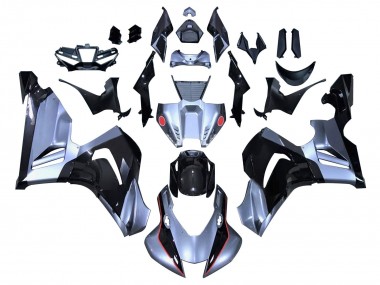 Carenagens Moto Honda CBR1000RR-R 2020-2023 - Prata Preto Brilhante