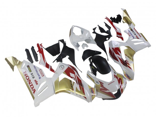 Carenagens Moto Honda CBR1000RR-R 2020-2023 - Branco Vermelho Ouro Motul HRC