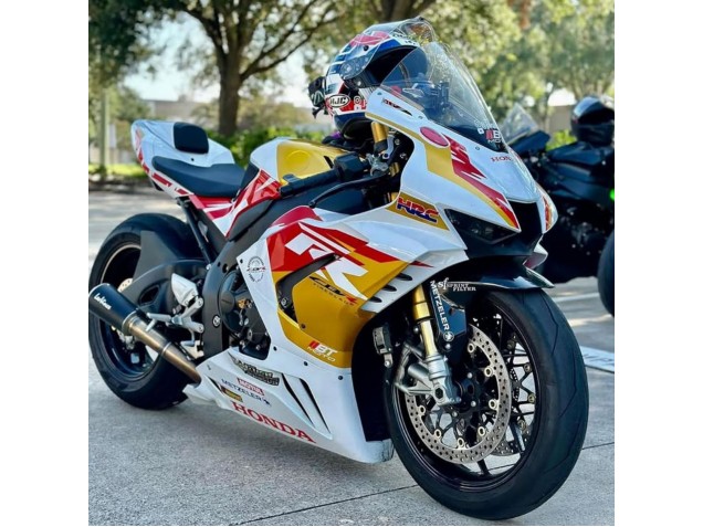 Carenagens Moto Honda CBR1000RR-R 2020-2023 - Branco Vermelho Ouro Motul HRC