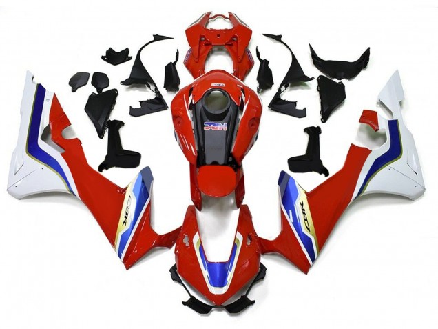 Carenagem Moto Honda CBR1000RR-R 2020-2023 - Branco Vermelho Azul HRC