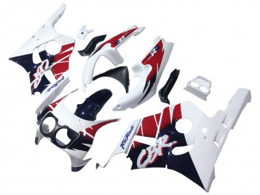 Carenagens Moto Honda CBR400RR NC29 1990-1999 - Branco Vermelho Azul Escuro Fireblade