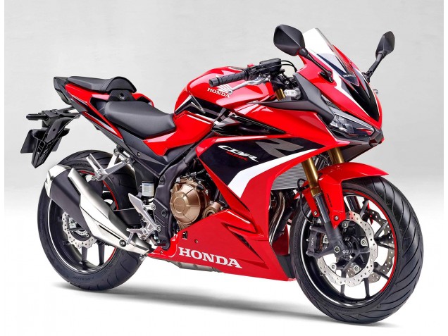 Carenagens Moto Honda CBR400R 2022 - Vermelho Branco Preto Brilhante