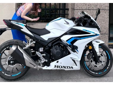 Carenagens Moto Honda CBR400R 2022 - Branco Azul
