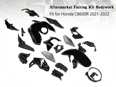 Carenagens Moto Honda CB650R 2019-2022 - Preto Brilhante