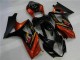 Carenagens Moto Suzuki GSXR 1000 2007-2008 - Preto Laranja