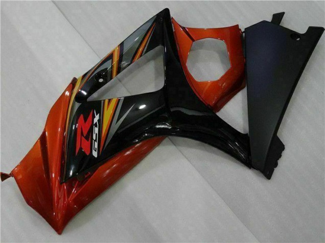Carenagens Moto Suzuki GSXR 1000 2007-2008 - Preto Laranja