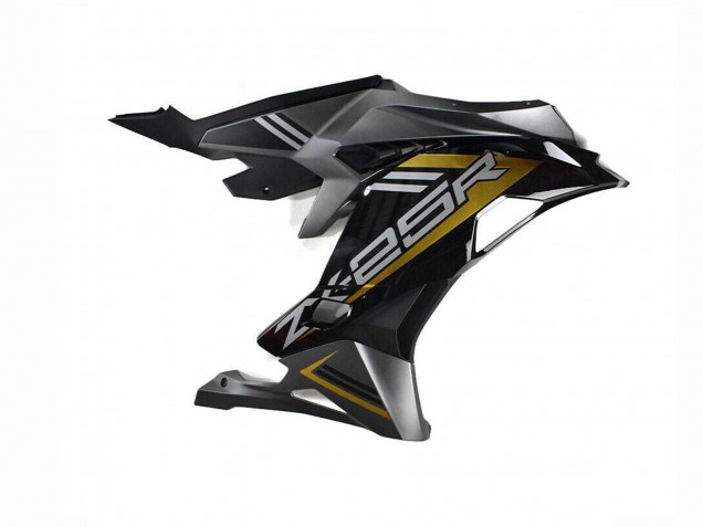 Carenagens Moto Kawasaki ZX25R ZX-25R 2019-2025 - Cinzento Ouro Preto Brilhante