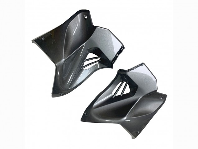 Carenagens Moto Kawasaki Ninja H2 2015-2022 - Prata Preto Fibra de Carbono