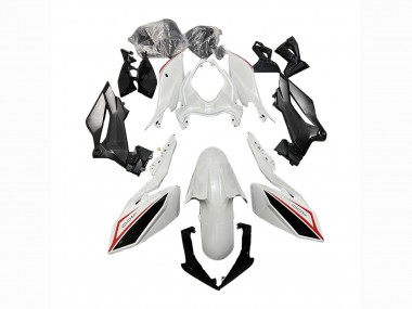 Carenagens Moto Kawasaki Z400 2018-2024 - Branco Vermelho Preto