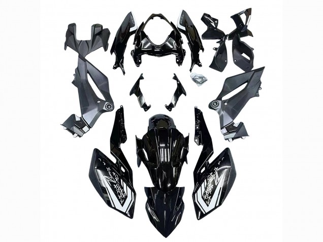 Carenagens Moto Kawasaki Z400 2018-2024 - Preto Brilhante