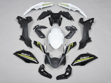Carenagens Moto Kawasaki Ninja Z650 2017-2019 - Preto Branco Amarelo