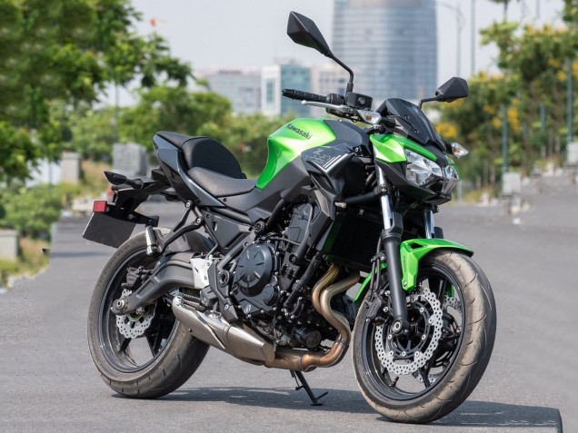 Carenagens Moto Kawasaki Ninja Z650 2020-2023 - Verde Preto
