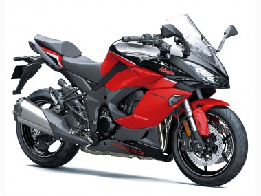 Carenagens Moto Kawasaki Z1000SX 2020-2025 - Preto Vermelho Ninja