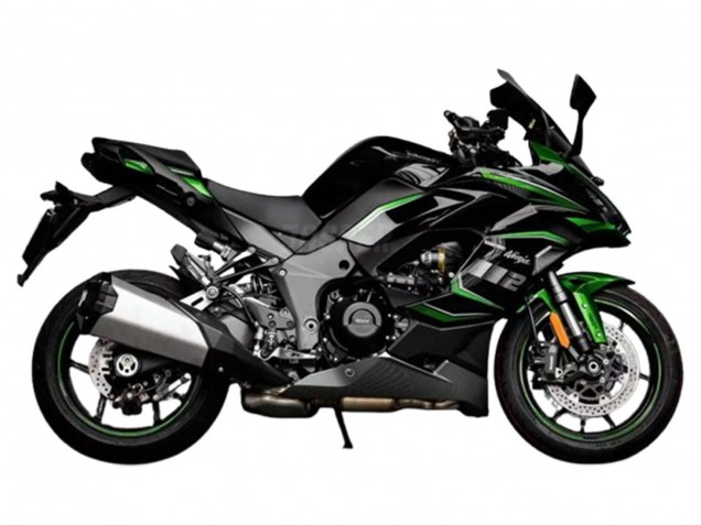 Carenagem Moto Kawasaki Z1000SX 2020-2025 - Preto Verde Ninja