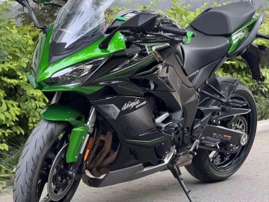 Carenagens Moto Kawasaki Z1000SX 2020-2025 - Preto Cinzento Verde Ninja